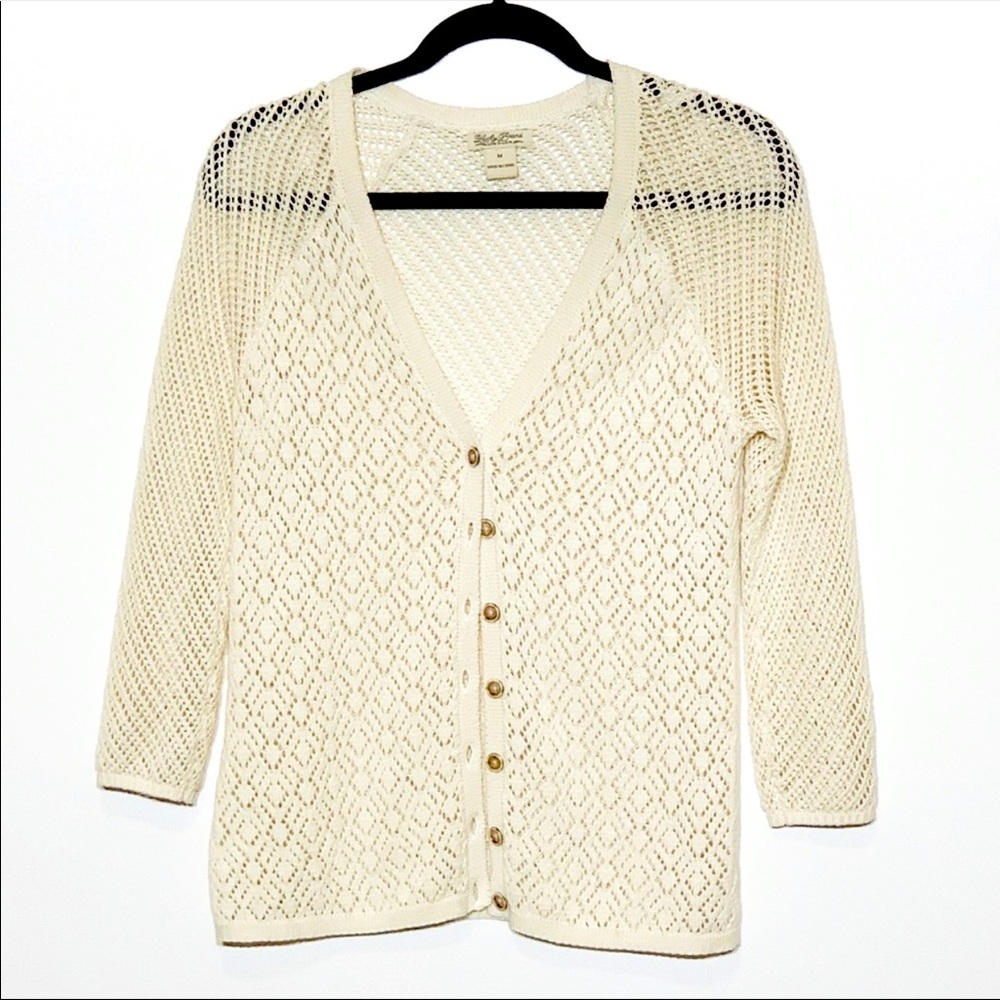 Lucky Cream Cardigan Size-  Medium